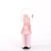 Pleaser - FLAMINGO808 KnöchelriemenSandale, Poledance Schuhe - Transparent/Rosa Product image